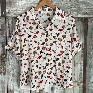 Short Sleeved Mushroom Shirt